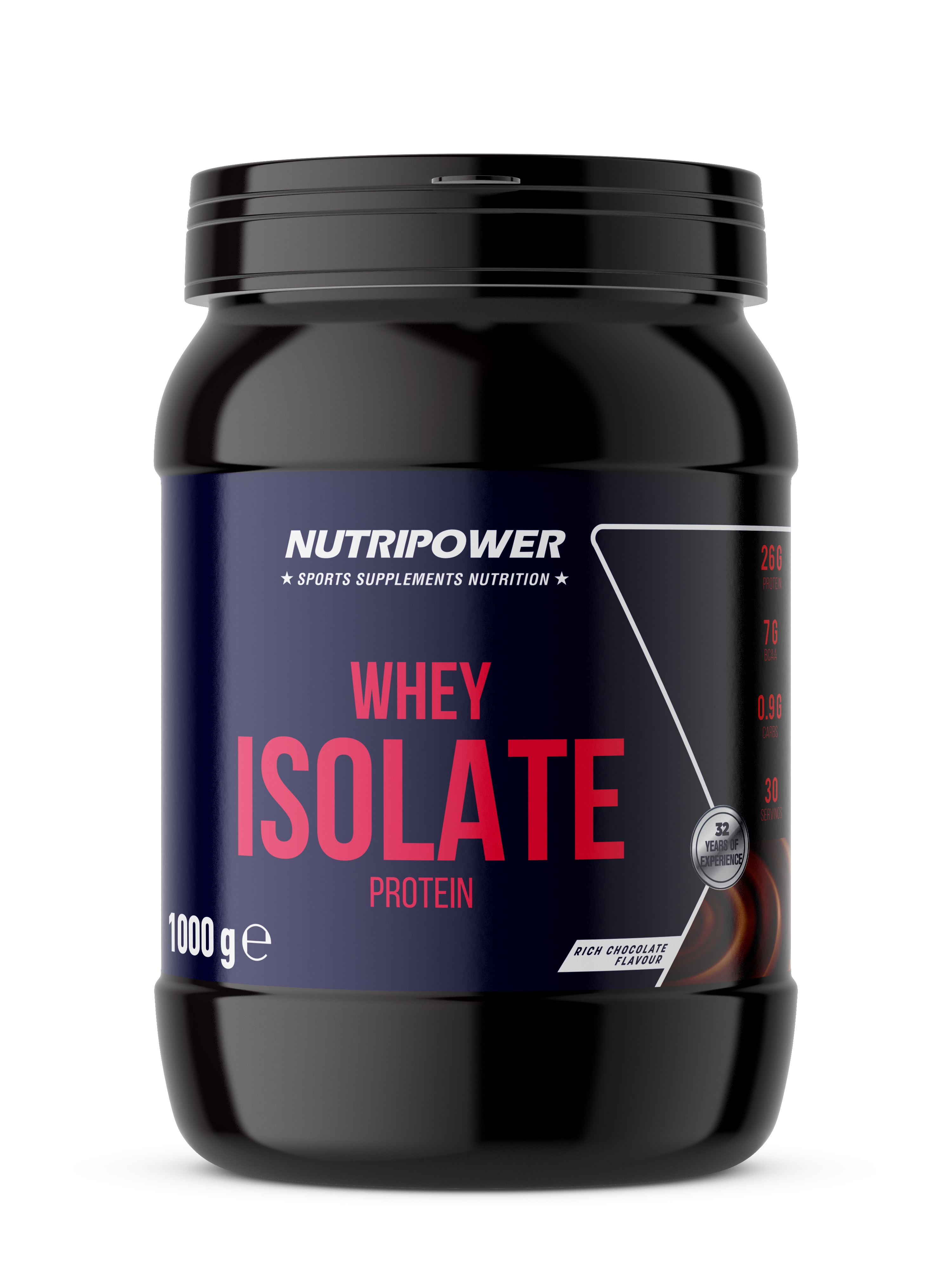 Nutripower Whey Isolate Protein 1000g Çikolata 30 Servis
